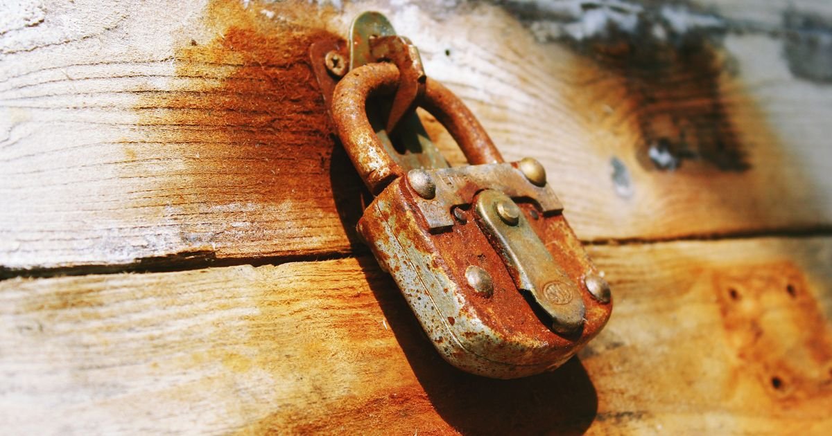 A padlock symbolizing website protection